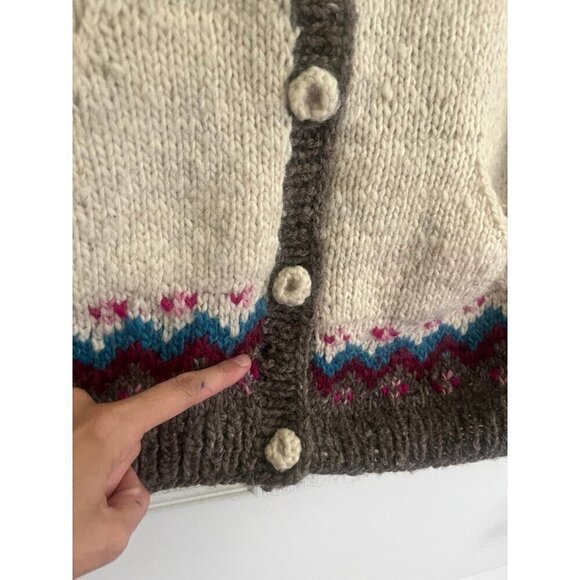 Handmade Sweater Cardigan - Picture 3 of 3